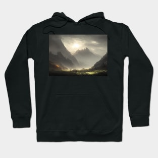 landscape pictures for wall grassy Hoodie